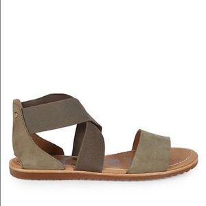 SOREL ELLA SLIP-ON SANDALS SIZE 7.5